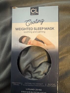 Cooling Weighted Sleep Mask - Gray